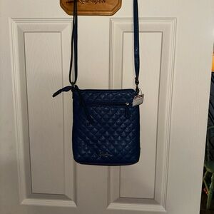 NWT Jessica Simpson Quilted Navy Crossbody Bag